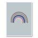 Rainbow Blue Wall Art Print Rainbow Blue Wall Art Print