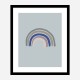 Rainbow Blue Wall Art Print