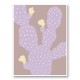 Lilac Cactus Wall Art Print