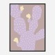 Lilac Cactus Wall Art Print Lilac Cactus Wall Art Print