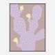 Lilac Cactus Wall Art Print Lilac Cactus Wall Art Print