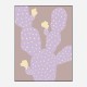 Lilac Cactus Wall Art Print