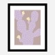 Lilac Cactus Wall Art Print Lilac Cactus Wall Art Print