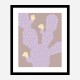 Lilac Cactus Wall Art Print Lilac Cactus Wall Art Print
