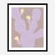 Lilac Cactus Wall Art Print Lilac Cactus Wall Art Print