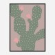 Green Cactus Wall Art Print Green Cactus Wall Art Print