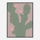 Green Cactus Wall Art Print Green Cactus Wall Art Print