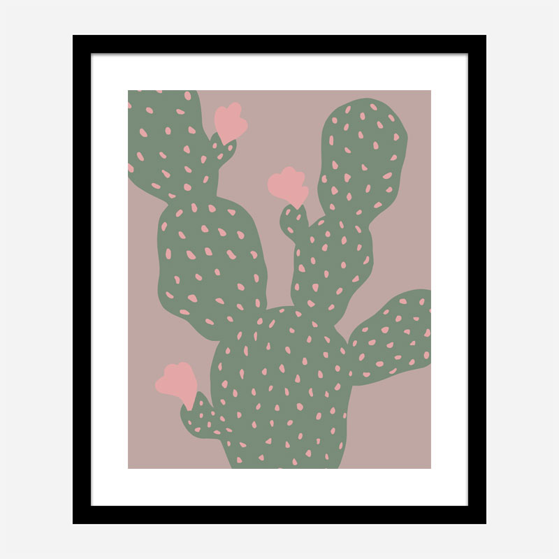 Green Cactus Wall Art Print Green Cactus Wall Art Print
