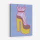 Yellow Heel 1 Wall Art Print