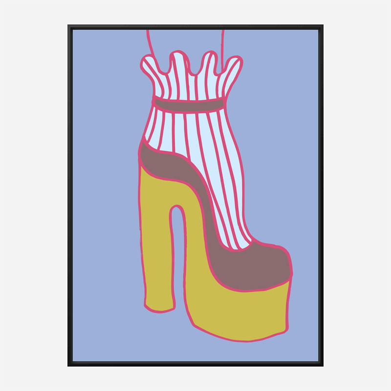 Yellow Heel 1 Wall Art Print Yellow Heel 1 Wall Art Print