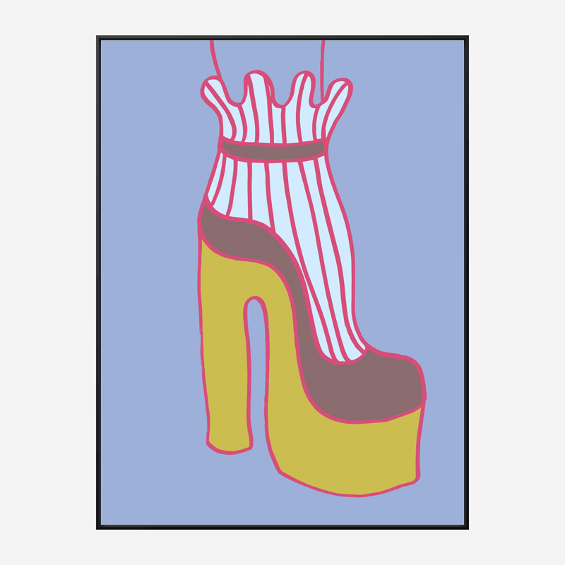 Yellow Heel 1 Wall Art Print Yellow Heel 1 Wall Art Print