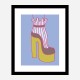 Yellow Heel 1 Wall Art Print