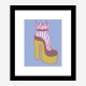 Yellow Heel 1 Wall Art Print