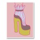 Yellow Heel 2 Wall Art Print