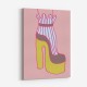 Yellow Heel 2 Wall Art Print Yellow Heel 2 Wall Art Print