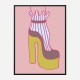 Yellow Heel 2 Wall Art Print Yellow Heel 2 Wall Art Print