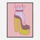 Yellow Heel 2 Wall Art Print Yellow Heel 2 Wall Art Print