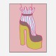 Yellow Heel 2 Wall Art Print Yellow Heel 2 Wall Art Print