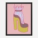 Yellow Heel 2 Wall Art Print Yellow Heel 2 Wall Art Print