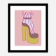 Yellow Heel 2 Wall Art Print Yellow Heel 2 Wall Art Print