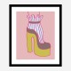 Yellow Heel 2 Wall Art Print Yellow Heel 2 Wall Art Print