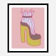 Yellow Heel 2 Wall Art Print Yellow Heel 2 Wall Art Print