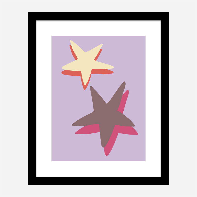 Lilac Star Wall Art Print