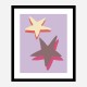 Lilac Star Wall Art Print