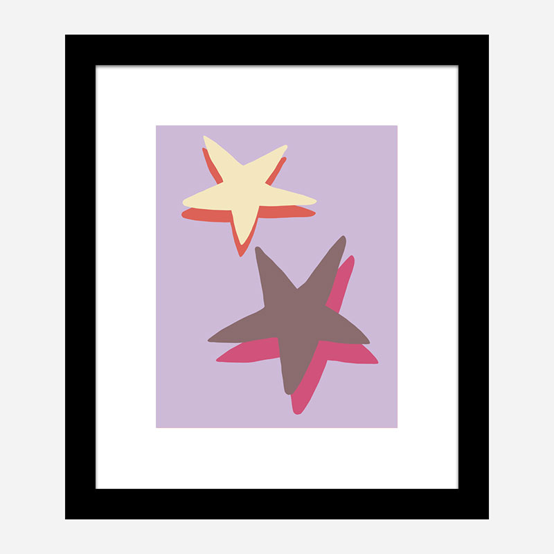 Lilac Star Wall Art Print