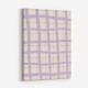 Lilac Grid Wall Art Print