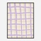 Lilac Grid Wall Art Print Lilac Grid Wall Art Print
