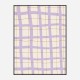 Lilac Grid Wall Art Print Lilac Grid Wall Art Print