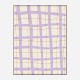 Lilac Grid Wall Art Print