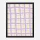 Lilac Grid Wall Art Print Lilac Grid Wall Art Print