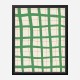 Green Grid Wall Art Print