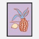 Lilac Lemon Wall Art Print Lilac Lemon Wall Art Print