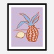 Lilac Lemon Wall Art Print Lilac Lemon Wall Art Print