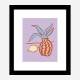 Lilac Lemon Wall Art Print Lilac Lemon Wall Art Print