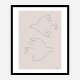 Two Doves Wall Art Print