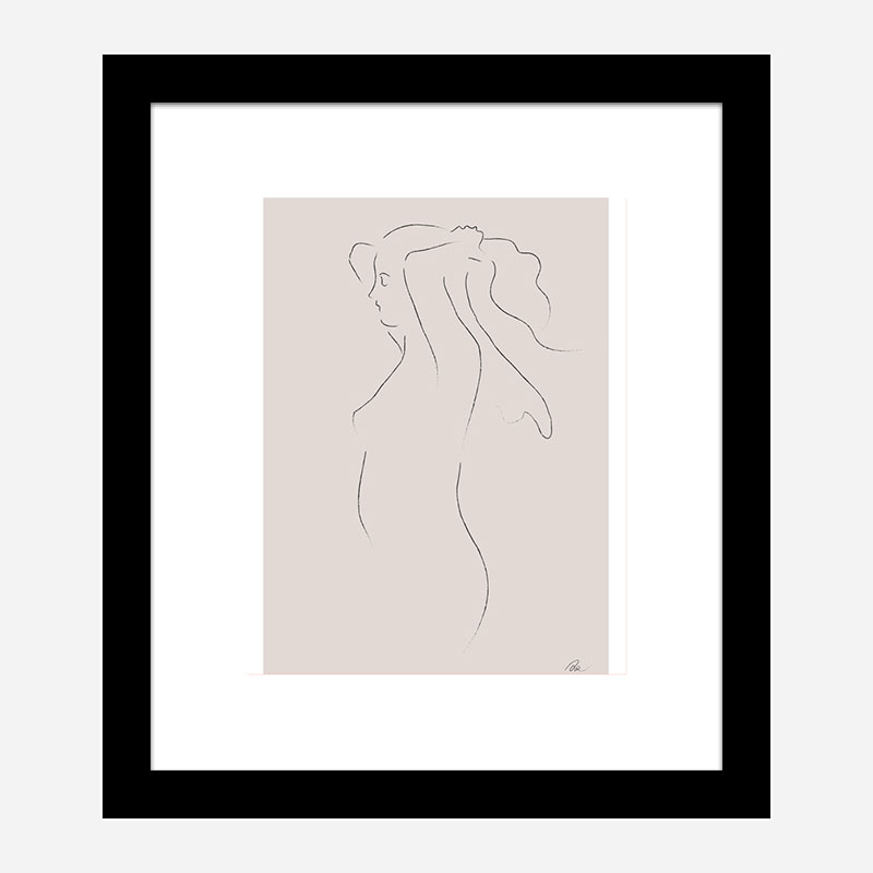 Woman Line Art Print