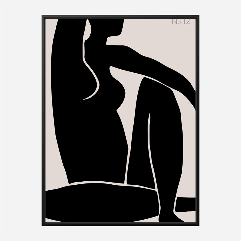 Figure No 12 Line Art Print Figure No 12 Line Art Print