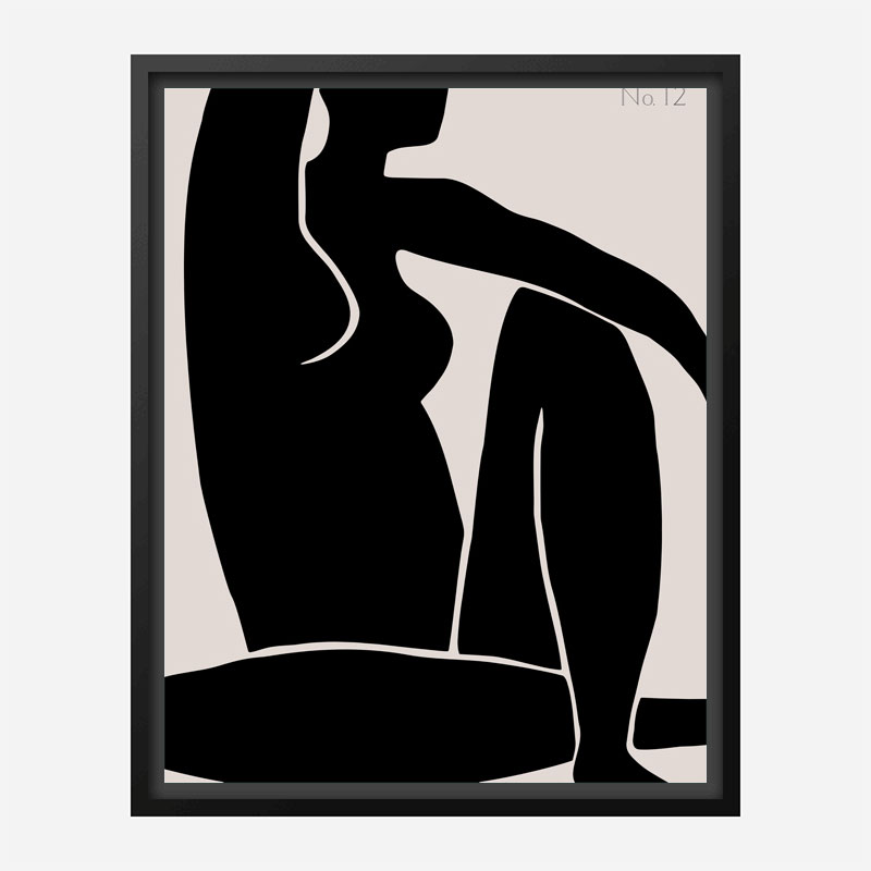 Figure No 12 Line Art Print Figure No 12 Line Art Print