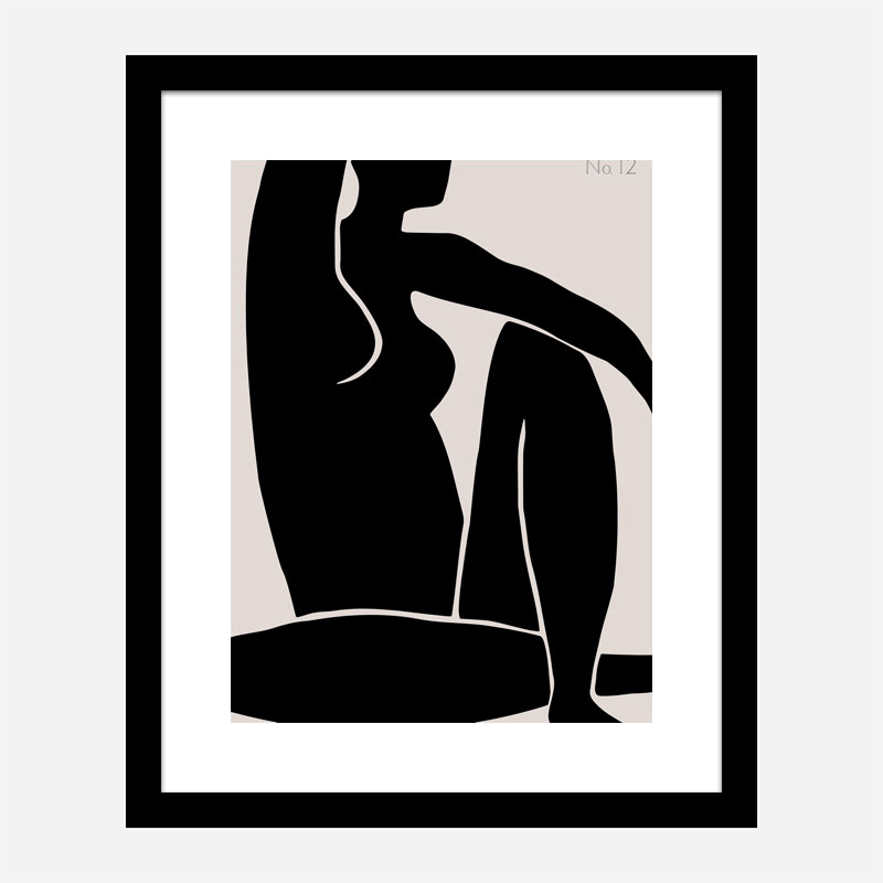 Figure No 12 Line Art Print Figure No 12 Line Art Print