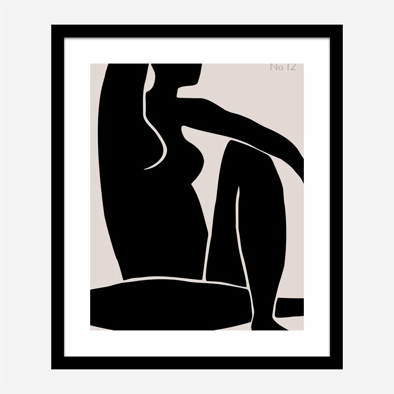 Figure No 12 Line Art Print Figure No 12 Line Art Print