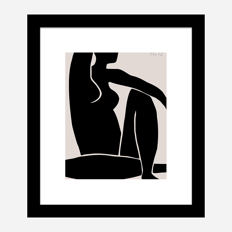 Figure No 12 Line Art Print Figure No 12 Line Art Print