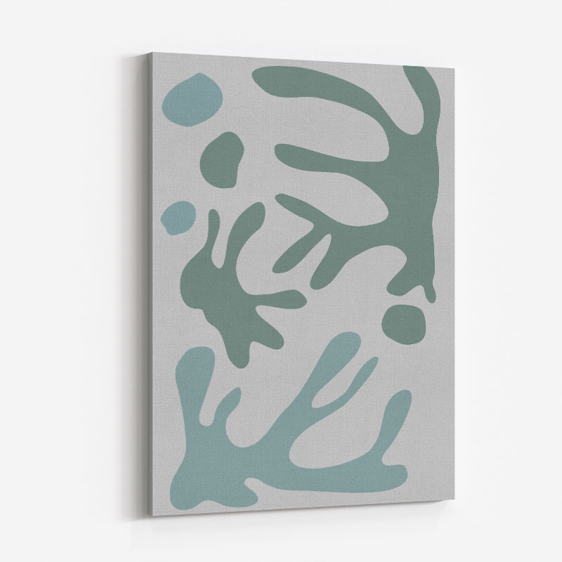 Seaweed Teal No 1 Wall Art Print