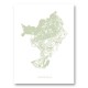 Barcelona Map Wall Art Print