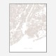 New York Map Wall Art Print