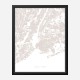 New York Map Wall Art Print