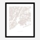 New York Map Wall Art Print